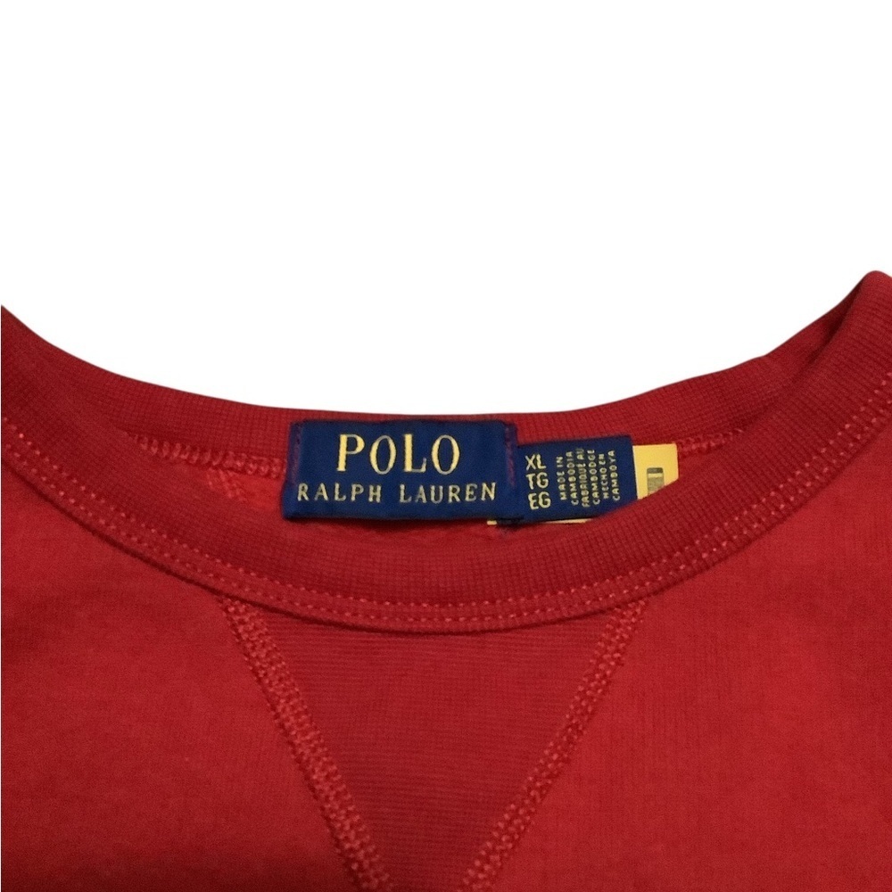 Polo Ralph Lauren Red Crewneck Sweater - Picture 3 of 3